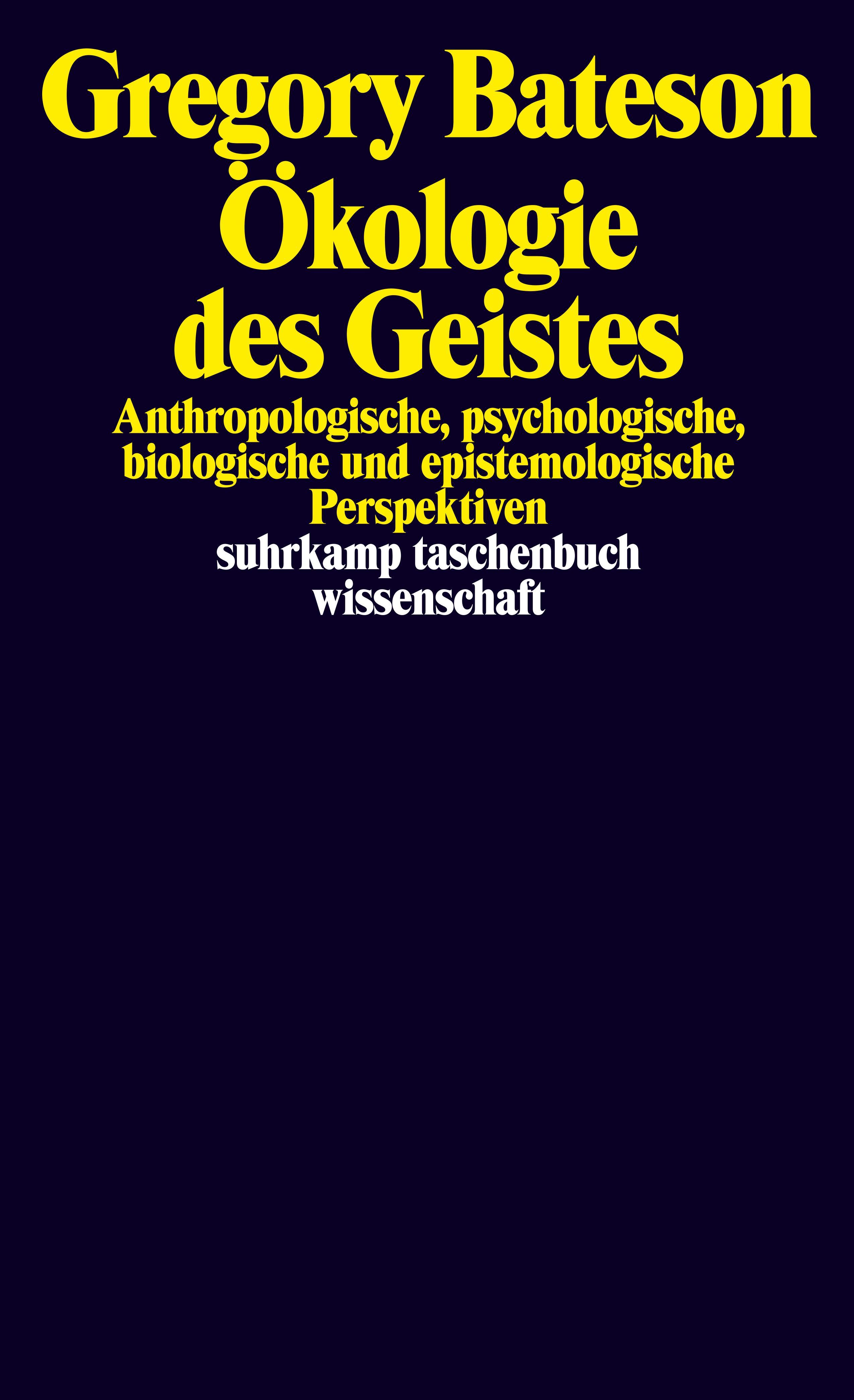 Vorderes Coverbild Ökologie des Geistes