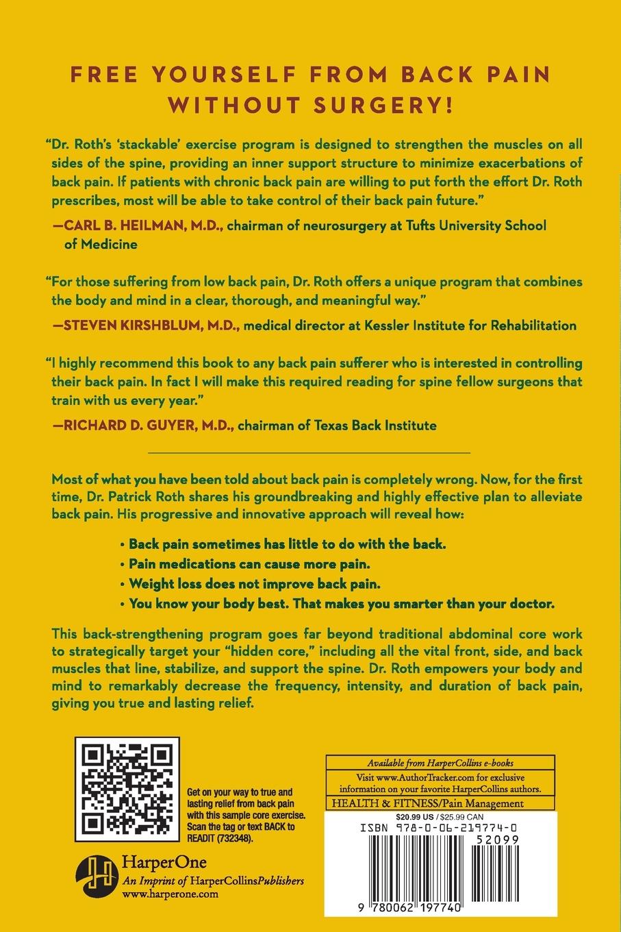 Rückseitencover End of Back Pain, The