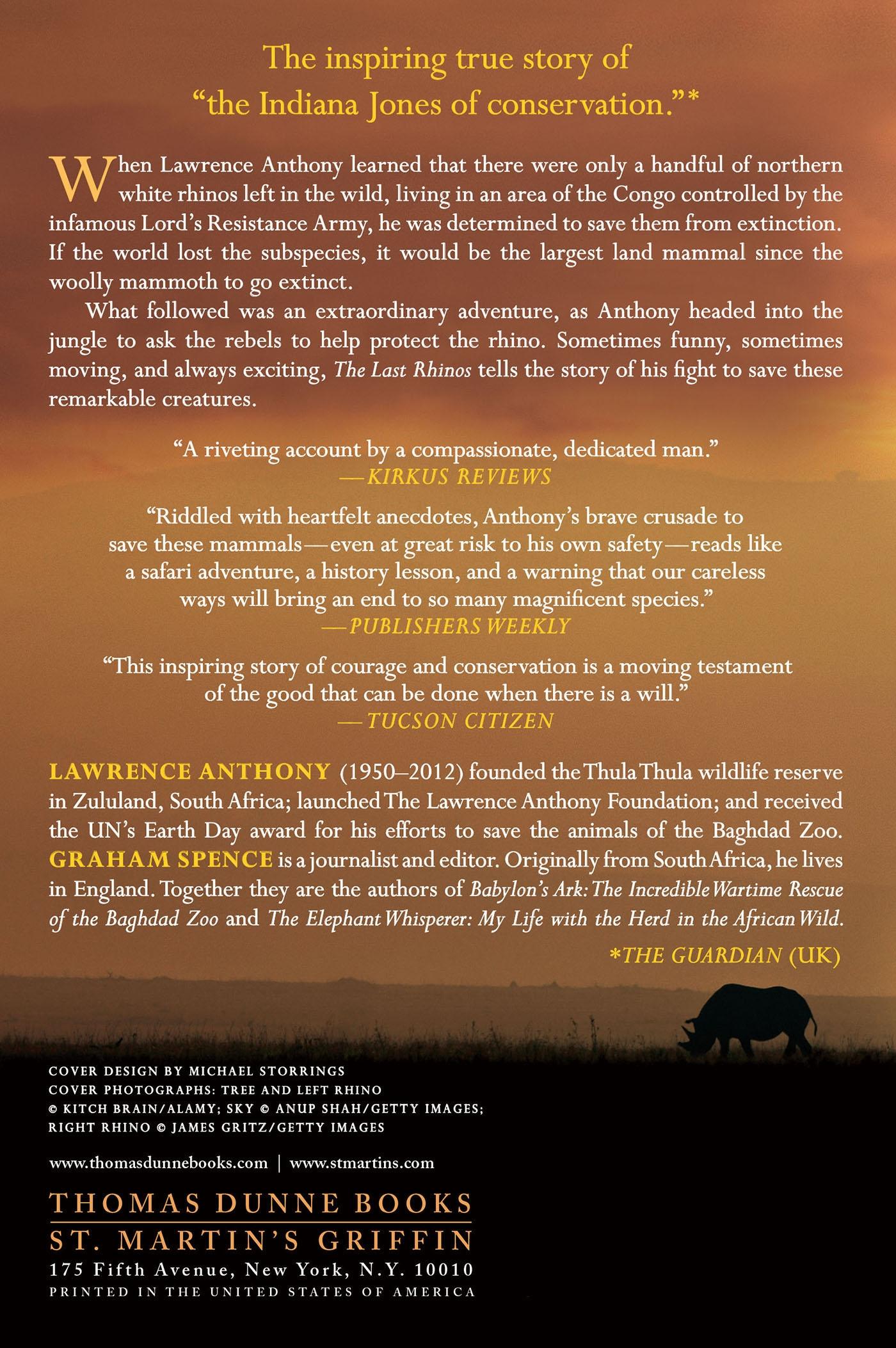 Rückseitencover Last Rhinos