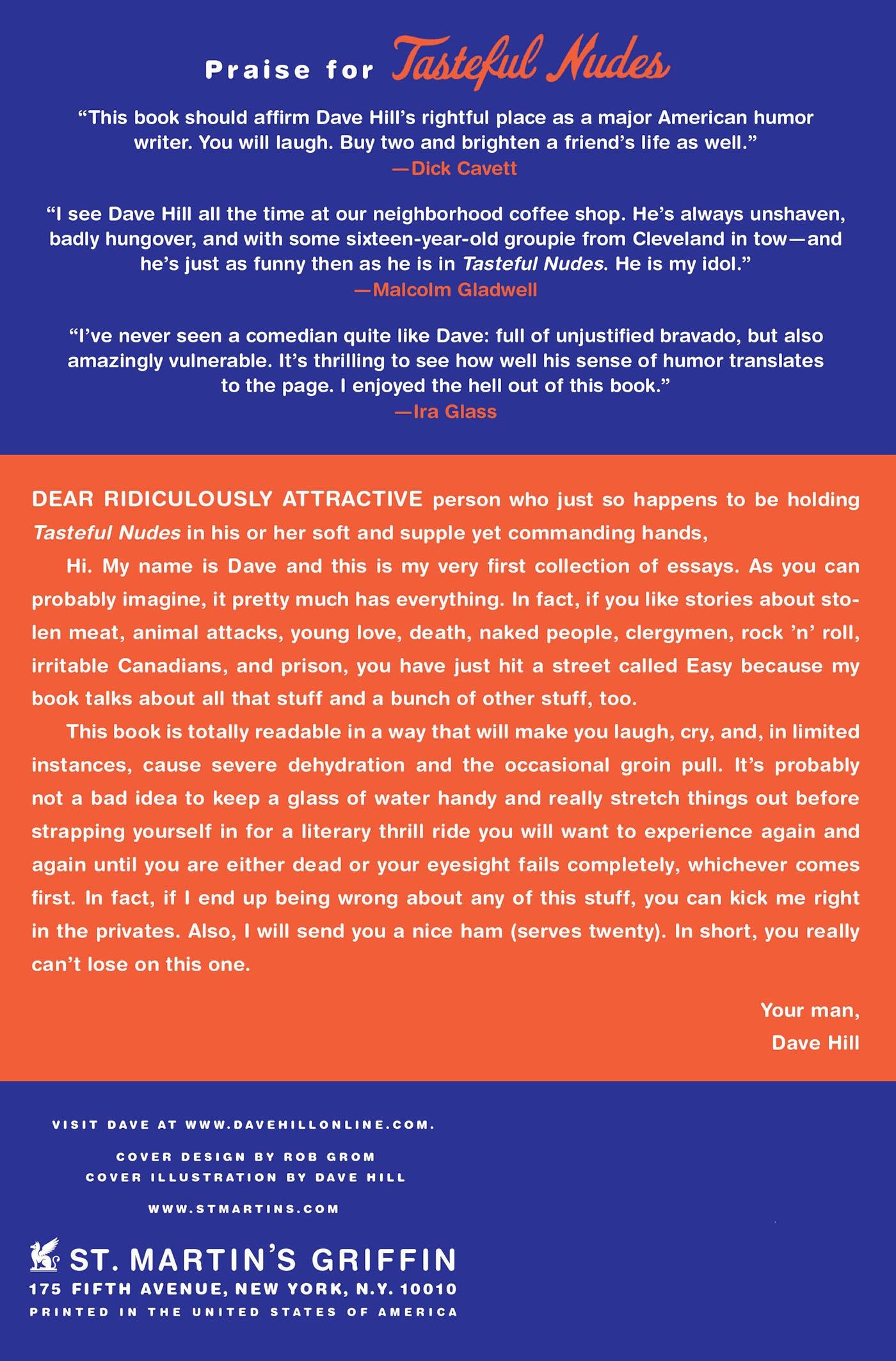 Rückseitencover Tasteful Nudes