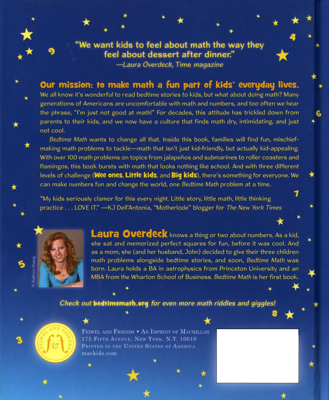 Rückseitencover Bedtime Math: A Fun Excuse to Stay Up Late