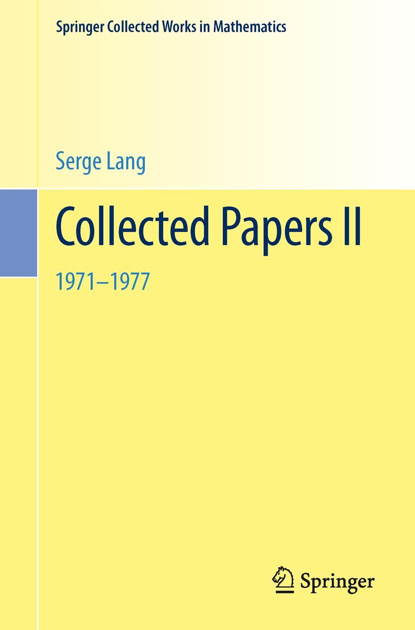 Vorderes Coverbild Collected Papers II