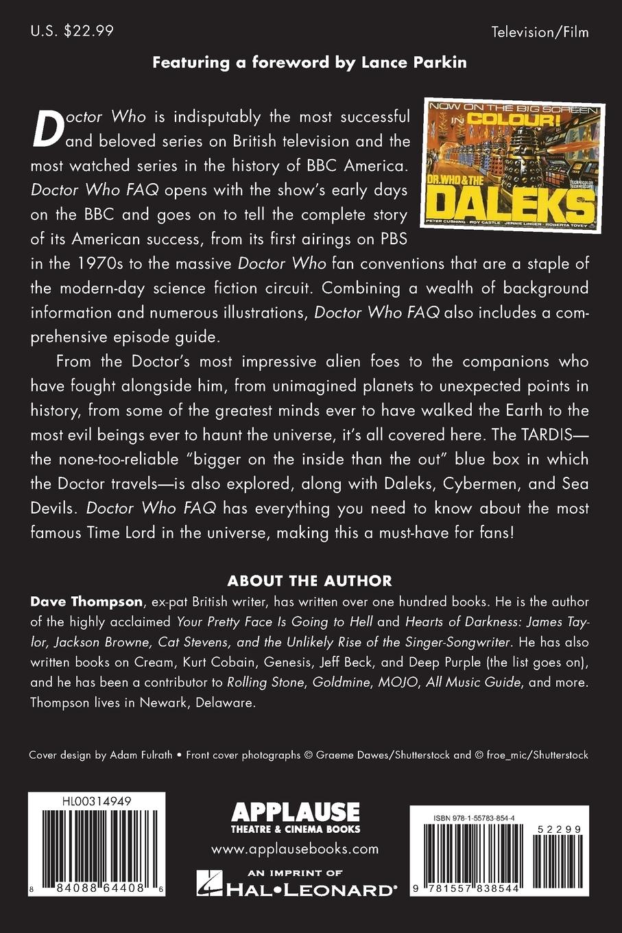 Rückseitencover Doctor Who FAQ