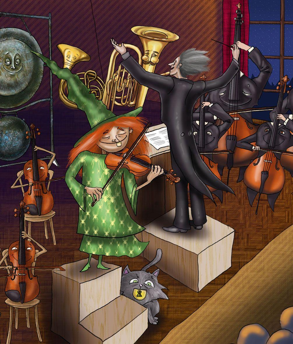 Beispielinhalt (Bild) Die Hexe und der Maestro