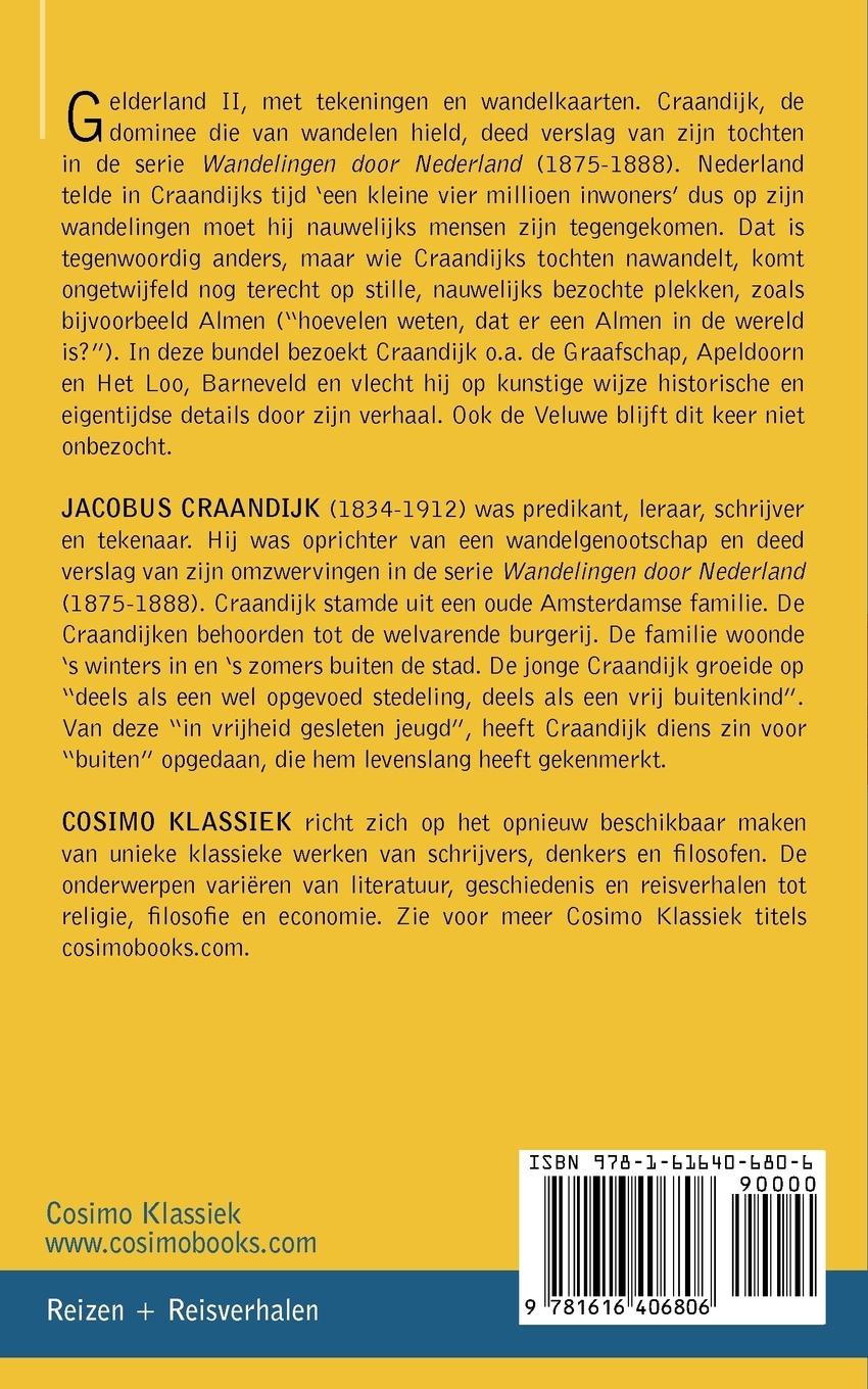 Rückseitencover Wandelingen Door Nederland
