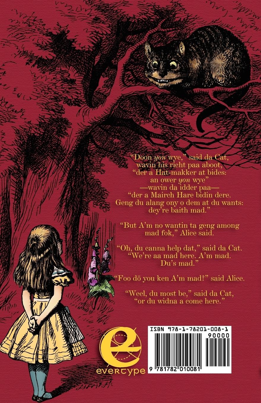 Rückseitencover Alice's Adventirs in Wonderlaand: Alice's Adventures in Wonderland in Shetland Scots