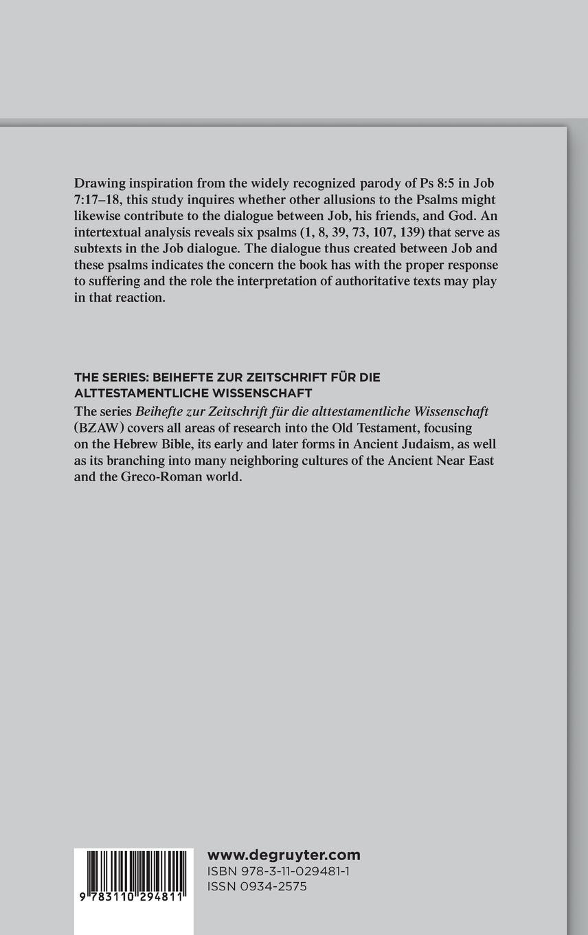 Rückseitencover My Psalm Has Turned into Weeping