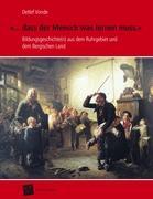 Vorderes Coverbild "... dass der Mensch was lernen muss."