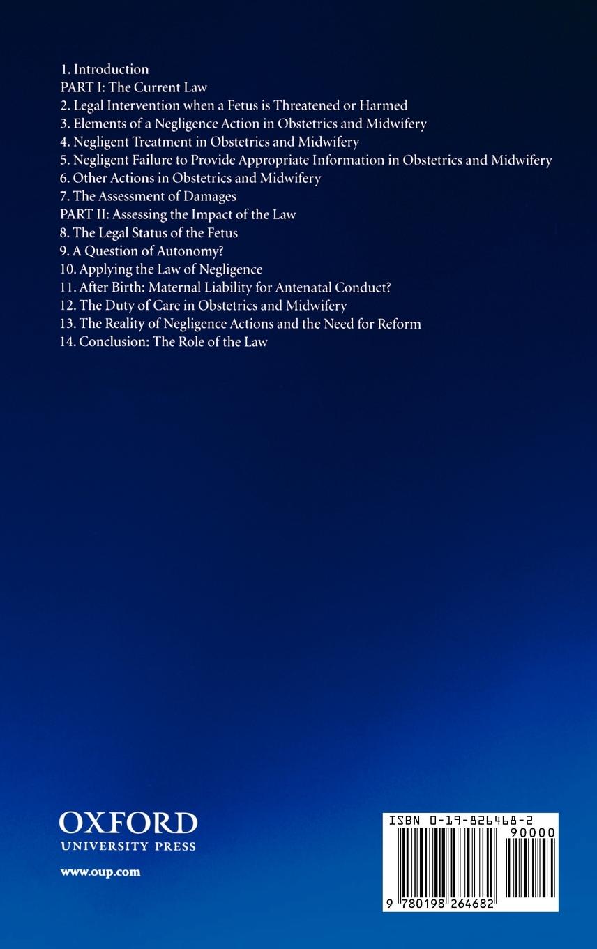 Rückseitencover Childbirth and the Law