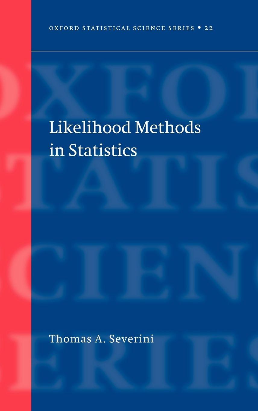 Vorderes Coverbild Likelihood Methods in Statistics