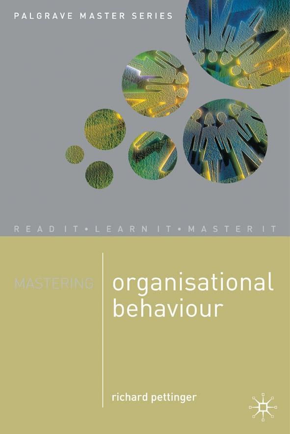 Vorderes Coverbild Mastering Organisational Behaviour