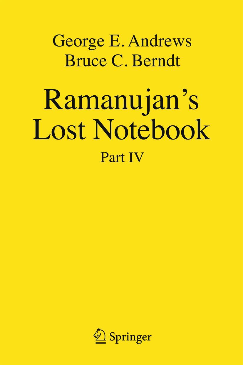Vorderes Coverbild Ramanujan's Lost Notebook