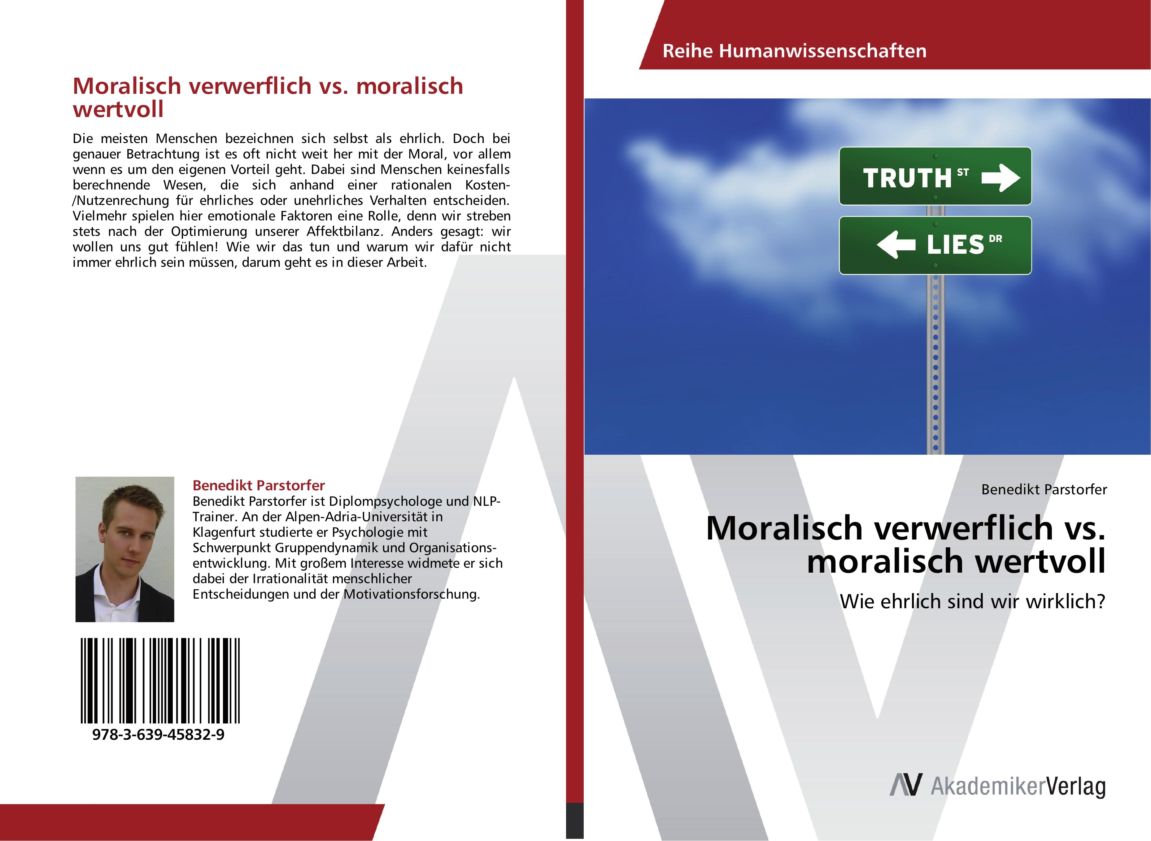 Vorderes Coverbild Moralisch verwerflich vs. moralisch wertvoll