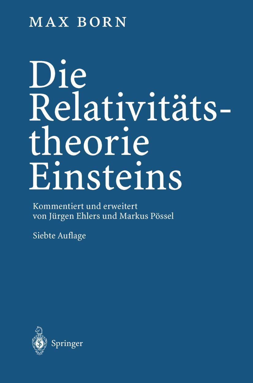 Vorderes Coverbild Die Relativitätstheorie Einsteins