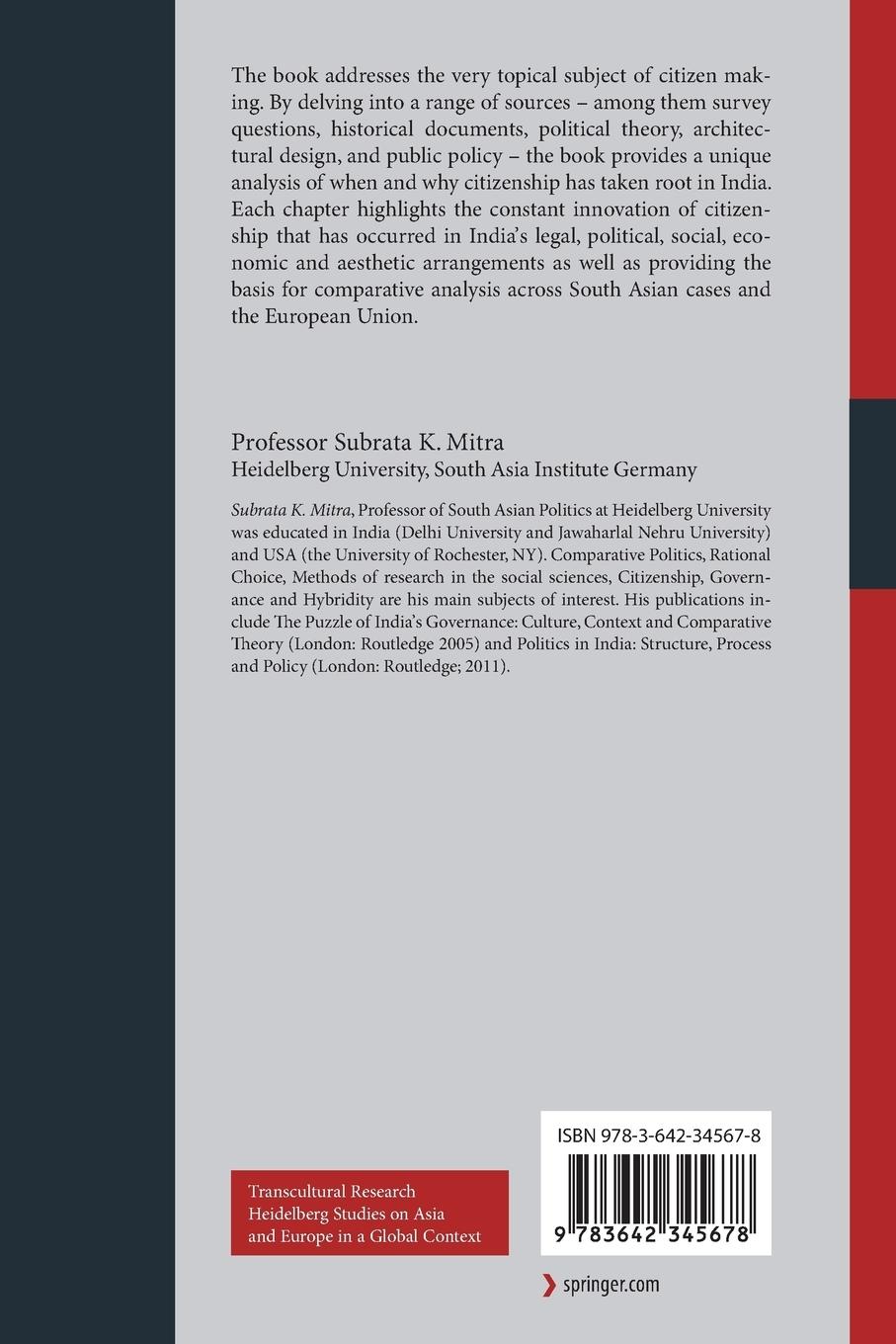 Rückseitencover Citizenship as Cultural Flow