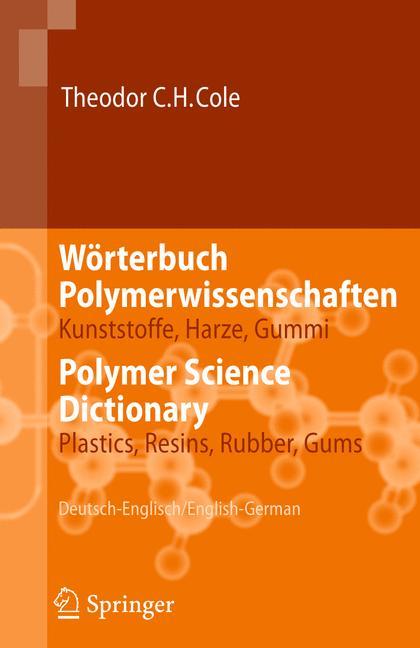 Vorderes Coverbild Wörterbuch Polymerwissenschaften/Polymer Science Dictionary