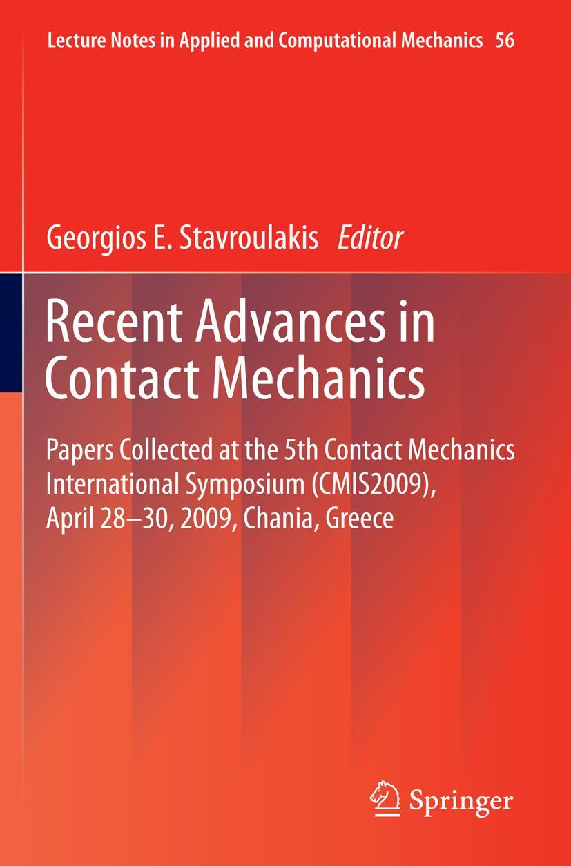 Vorderes Coverbild Recent Advances in Contact Mechanics