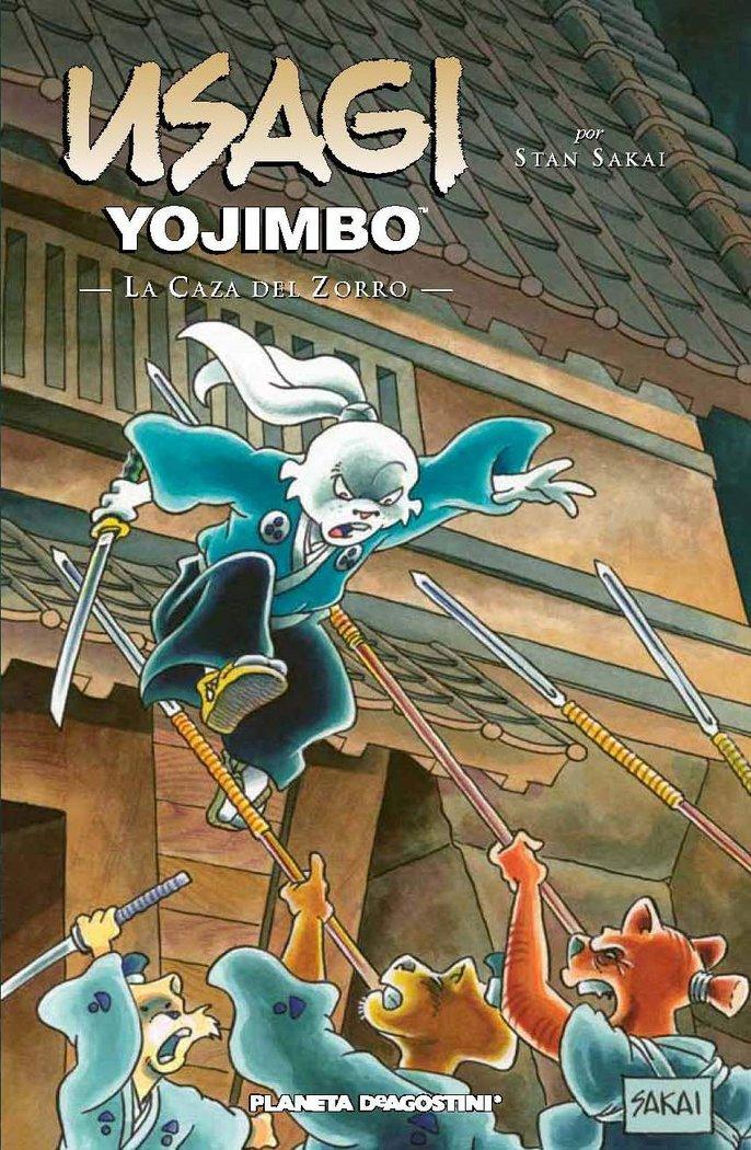 Vorderes Coverbild Usagi Yojimbo 25, La caza del zorro