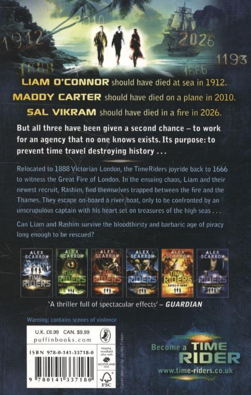 Rückseitencover TimeRiders: The Pirate Kings (Book 7)