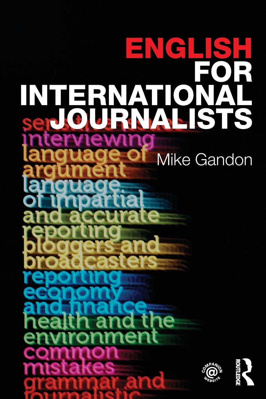 Vorderes Coverbild English for International Journalists