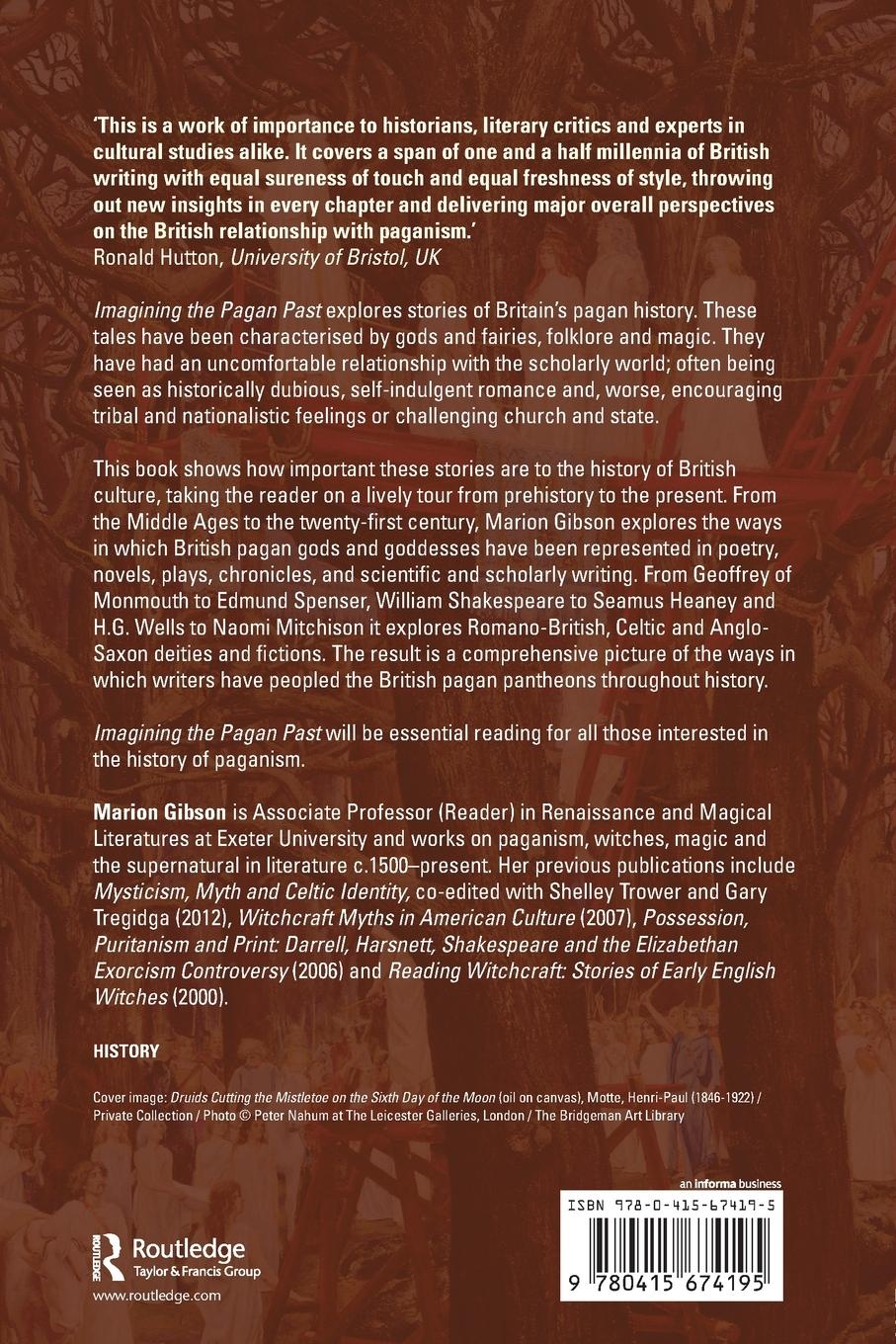 Rückseitencover Imagining the Pagan Past