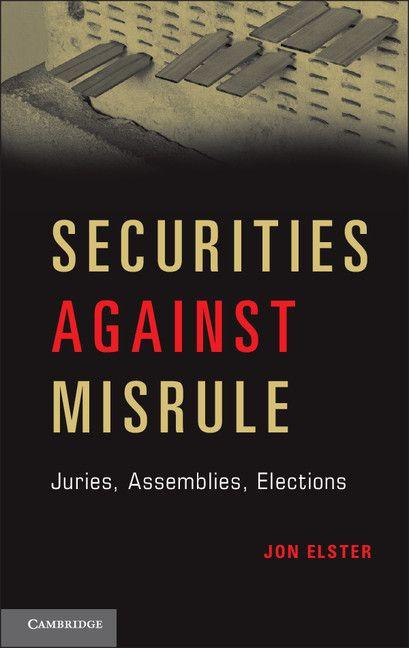 Vorderes Coverbild Securities Against Misrule