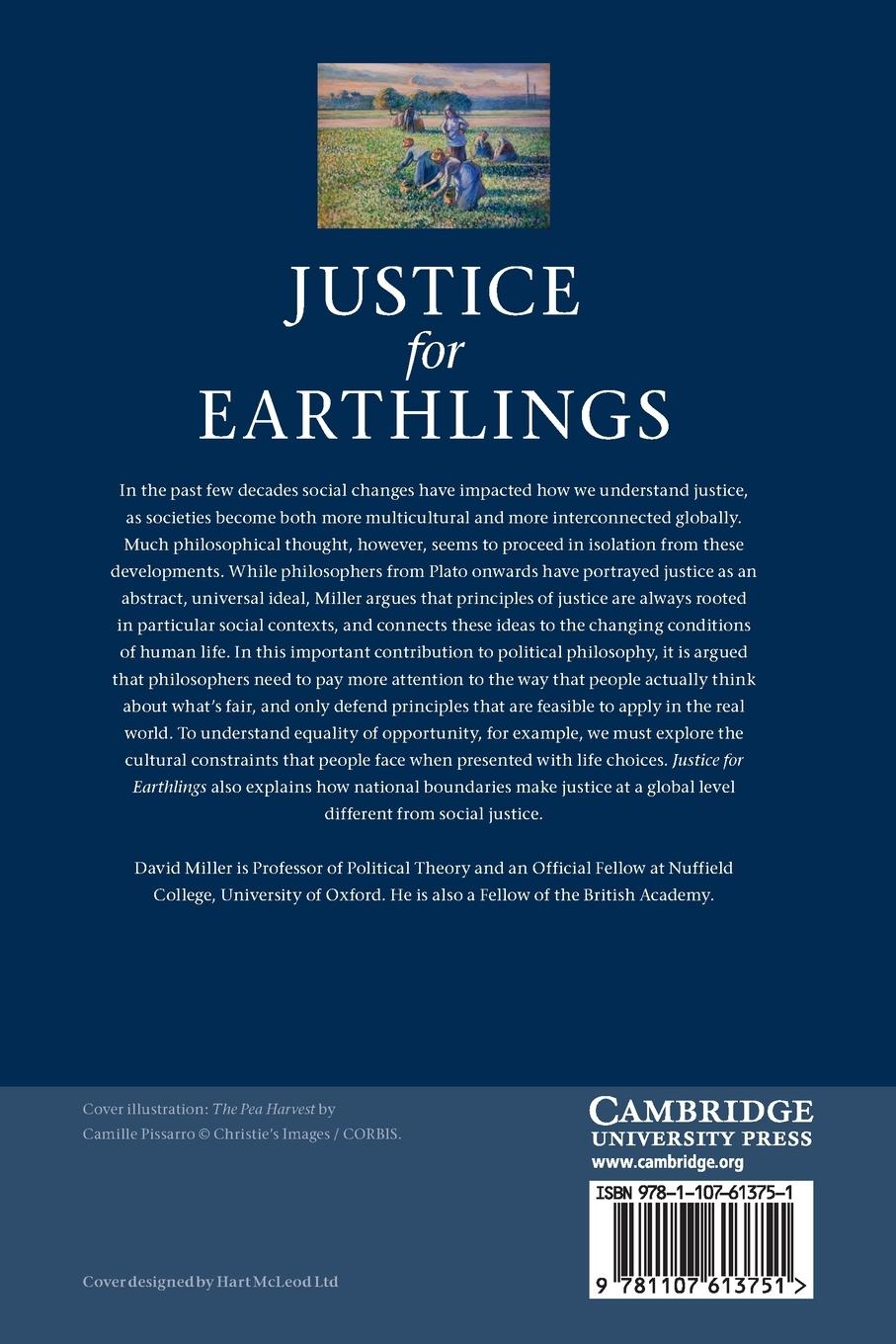 Rückseitencover Justice for Earthlings