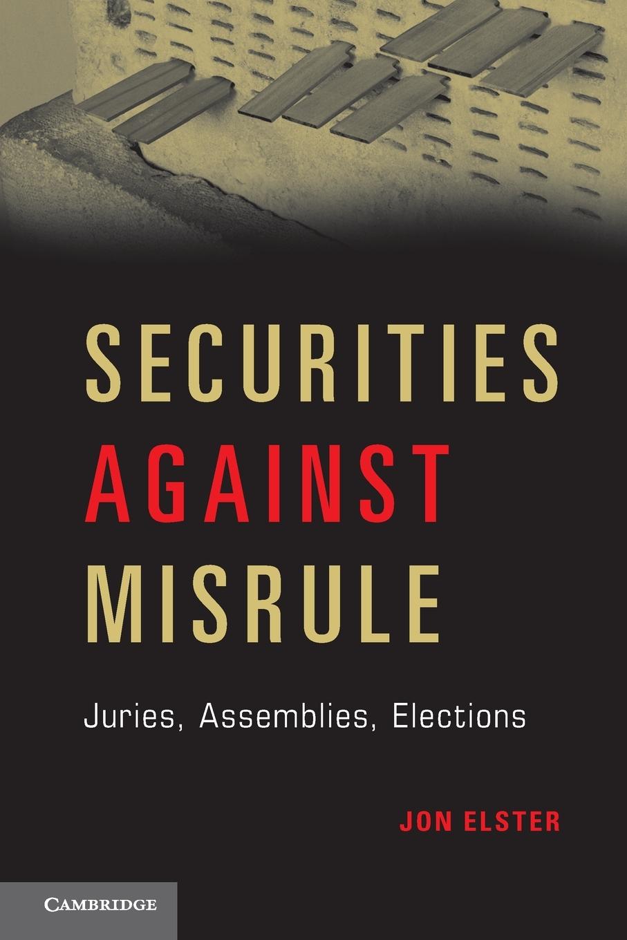 Vorderes Coverbild Securities Against Misrule