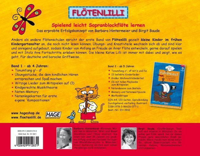 Beispielinhalt (Bild) Lillis Blockflöten-Set - Deutsche Griffweise