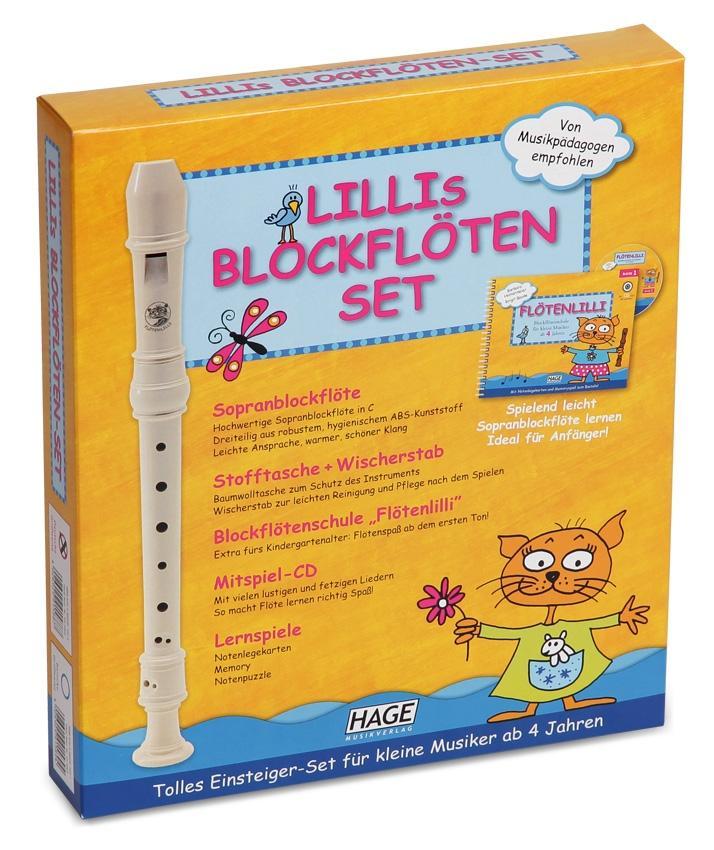 Beispielinhalt (Bild) Lillis Blockflöten-Set - Barocke Griffweise