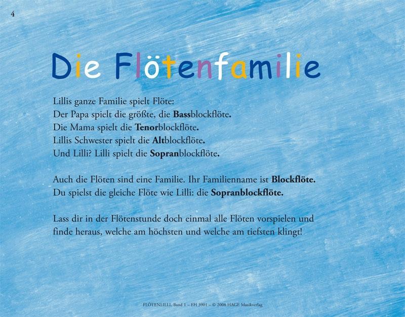 Beispielinhalt (Bild) Lillis Blockflöten-Set - Barocke Griffweise