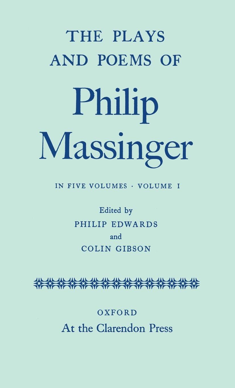 Vorderes Coverbild The Plays and Poems of Philip Massinger