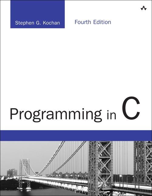 Vorderes Coverbild Programming in C