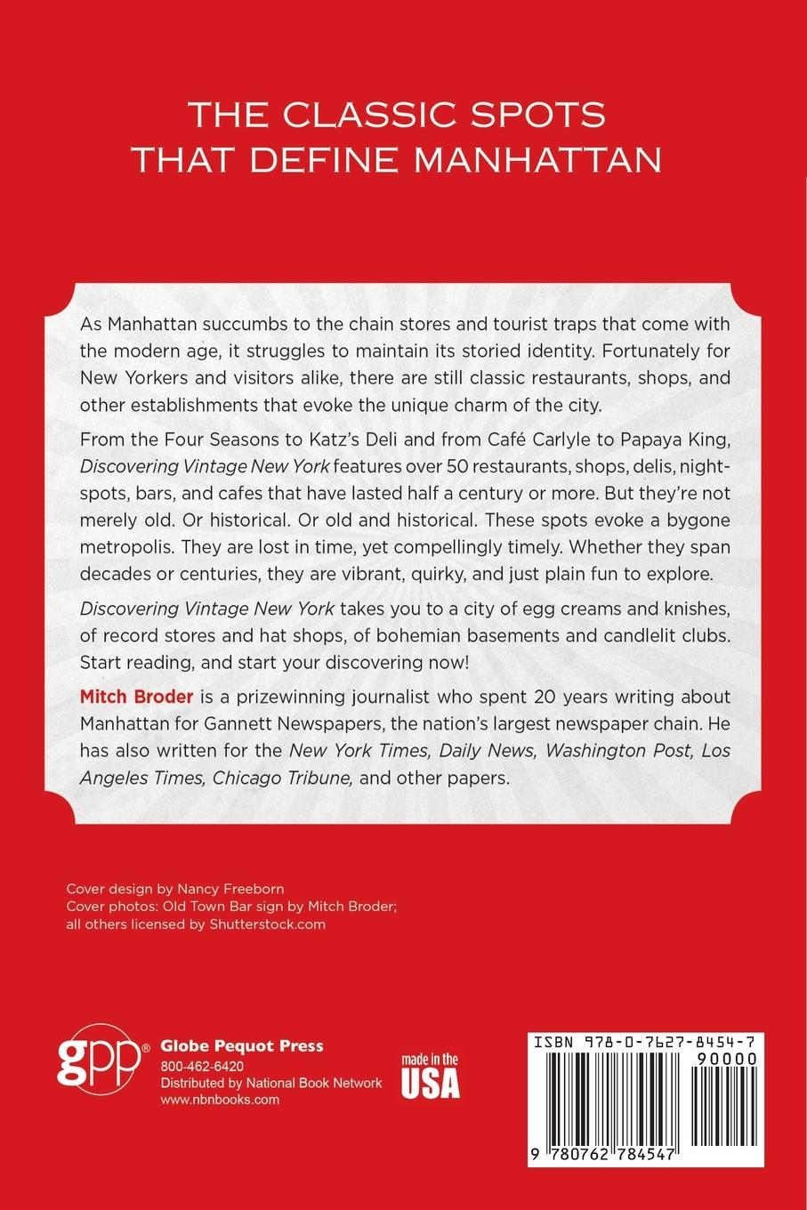 Rückseitencover Discovering Vintage New York