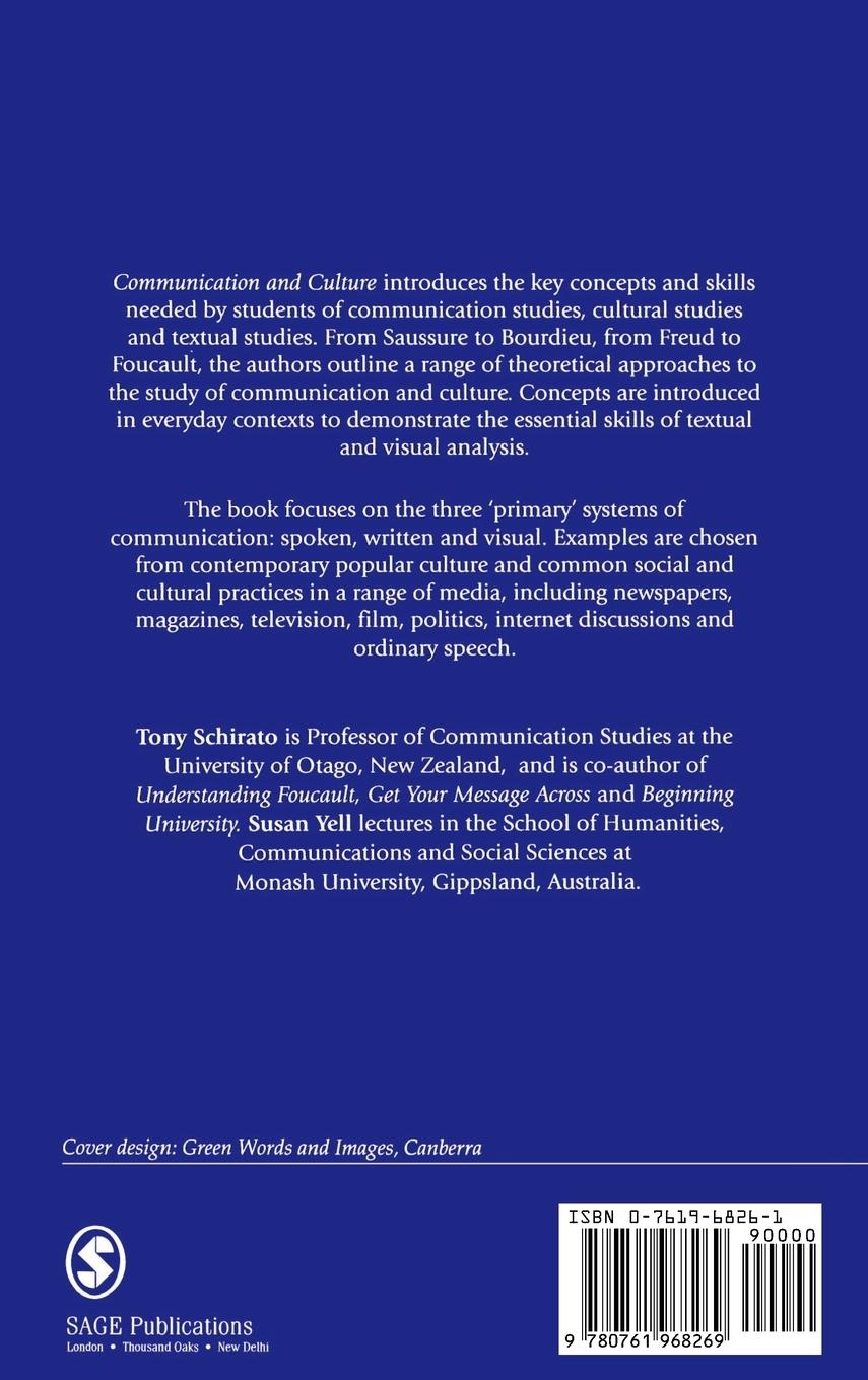 Rückseitencover Communication and Culture