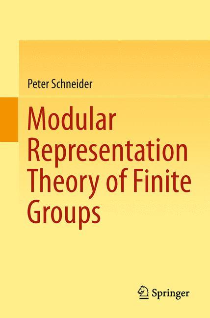 Vorderes Coverbild Modular Representation Theory of Finite Groups