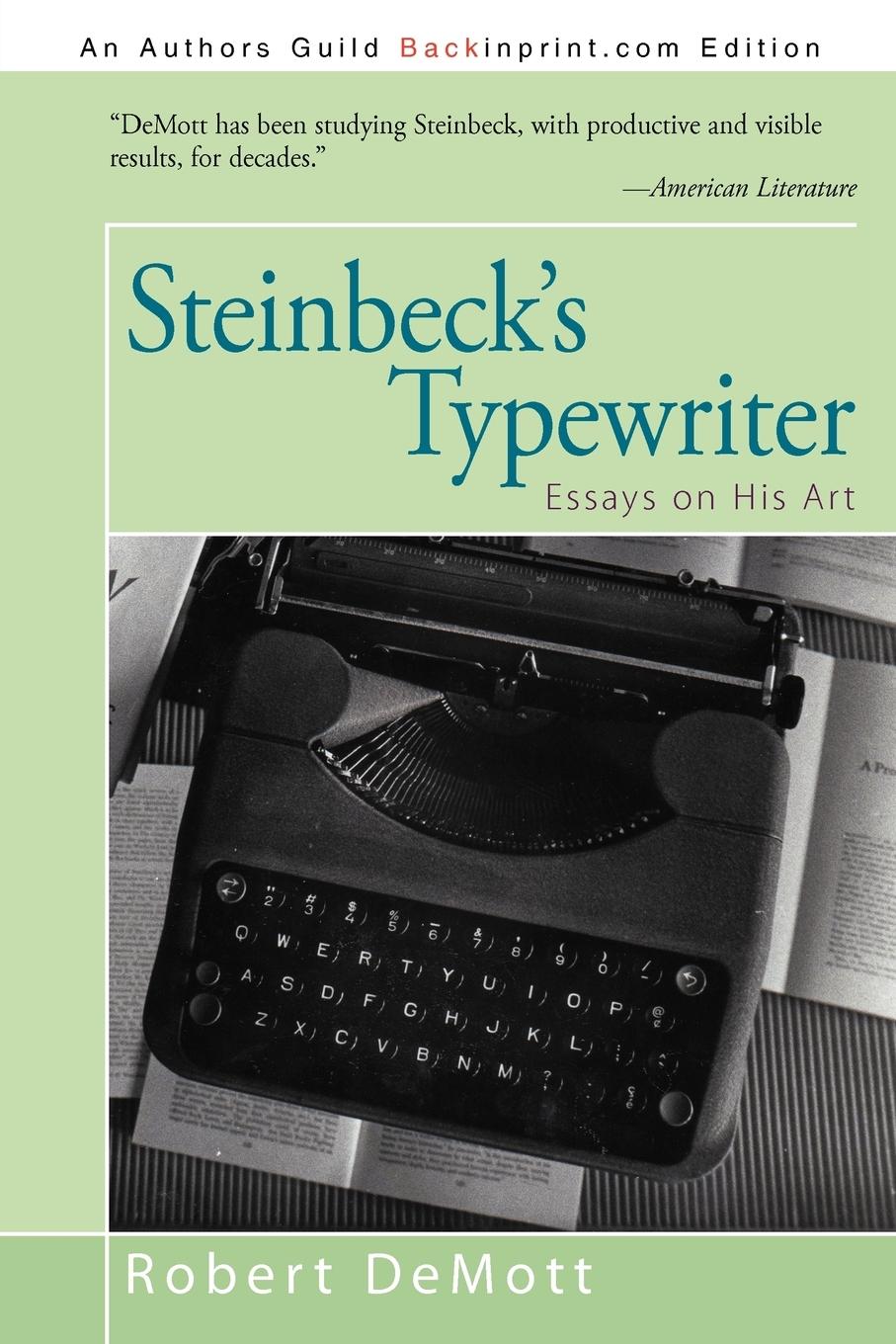 Vorderes Coverbild Steinbeck's Typewriter