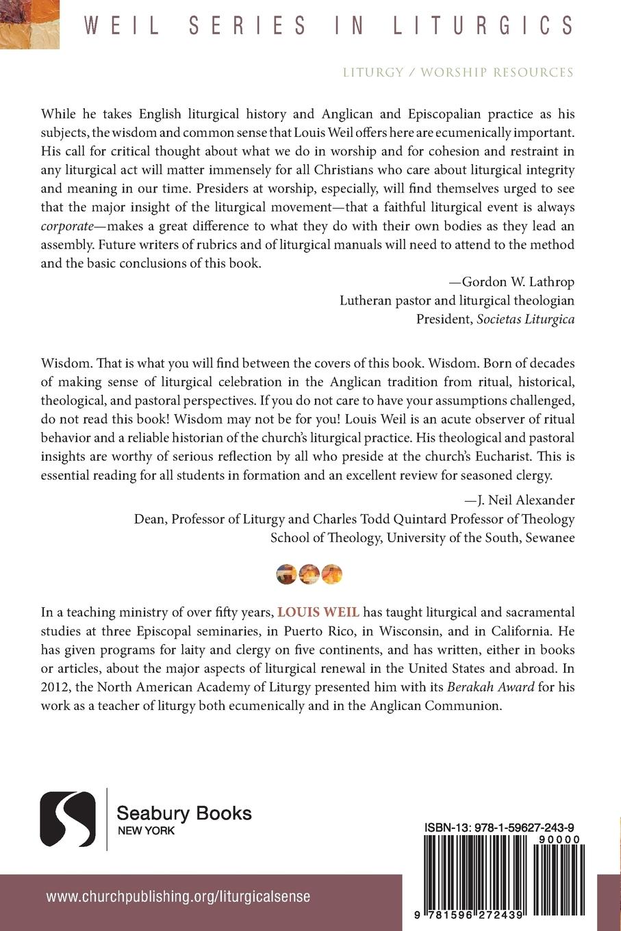 Rückseitencover Liturgical Sense