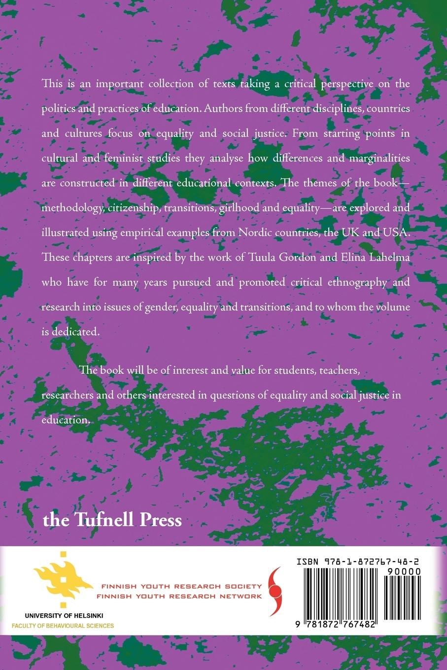 Rückseitencover Cultural Practices and Transitions in Education