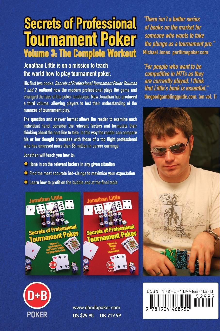 Rückseitencover Secrets of Professional Tournament Poker