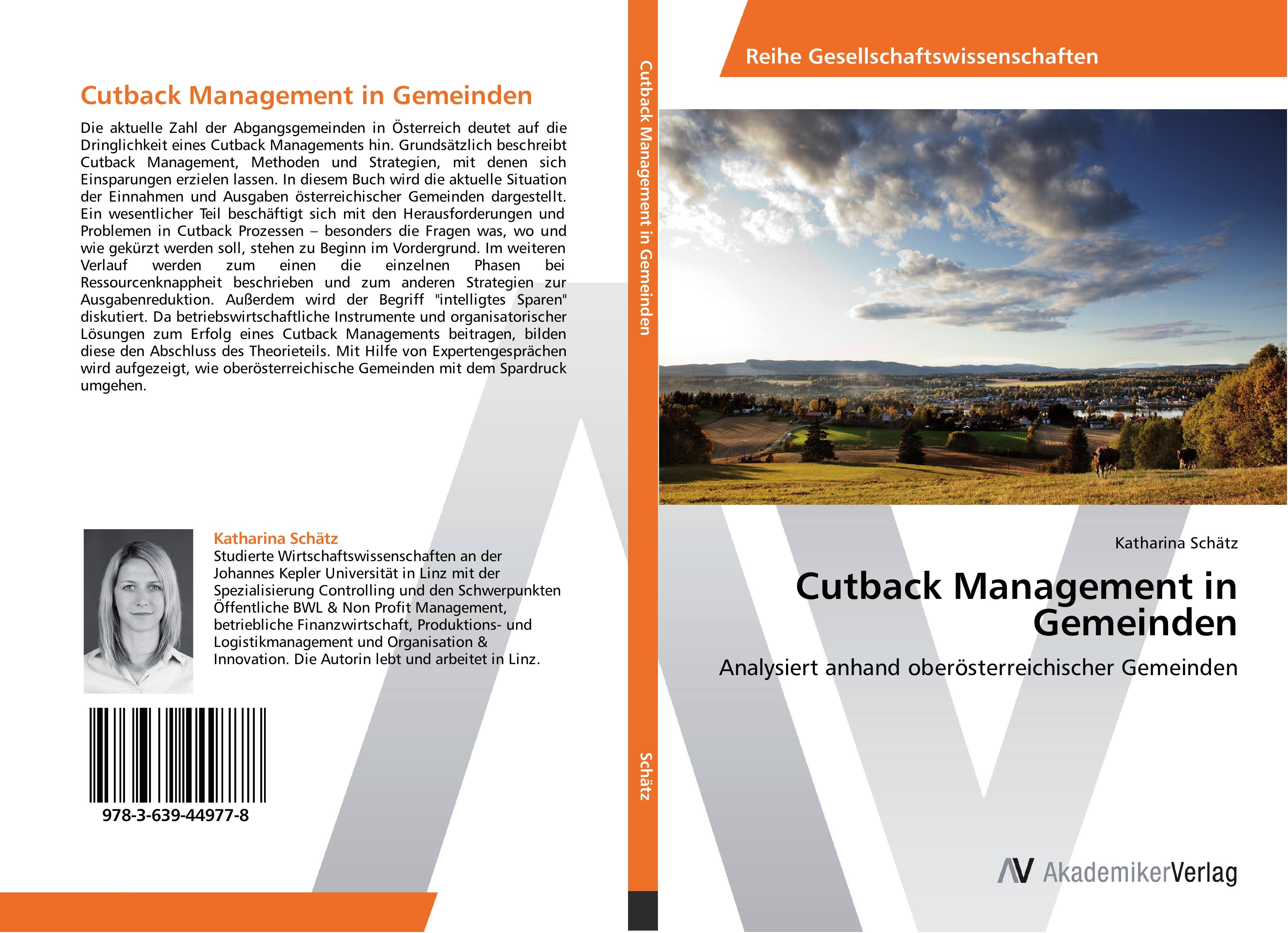 Vorderes Coverbild Cutback Management in Gemeinden