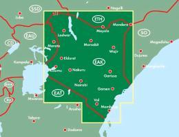 Rückseitencover FuB Kenya 1 : 1 000 000