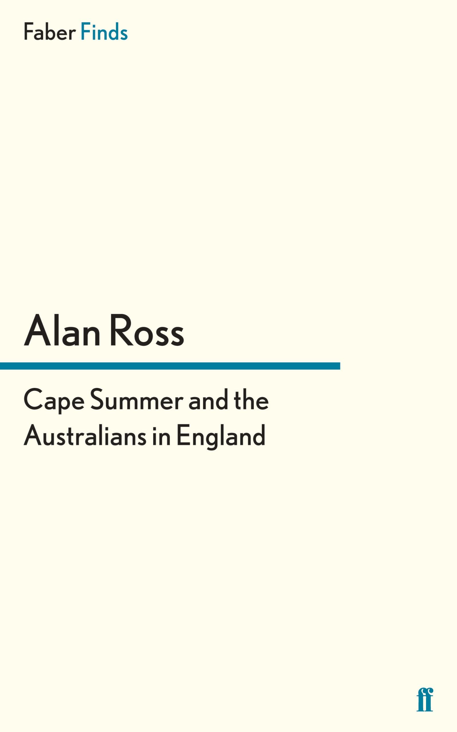 Vorderes Coverbild Cape Summer and the Australians in England