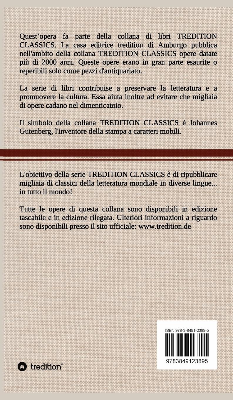 Rückseitencover Speranze e glorie Le tre capitali