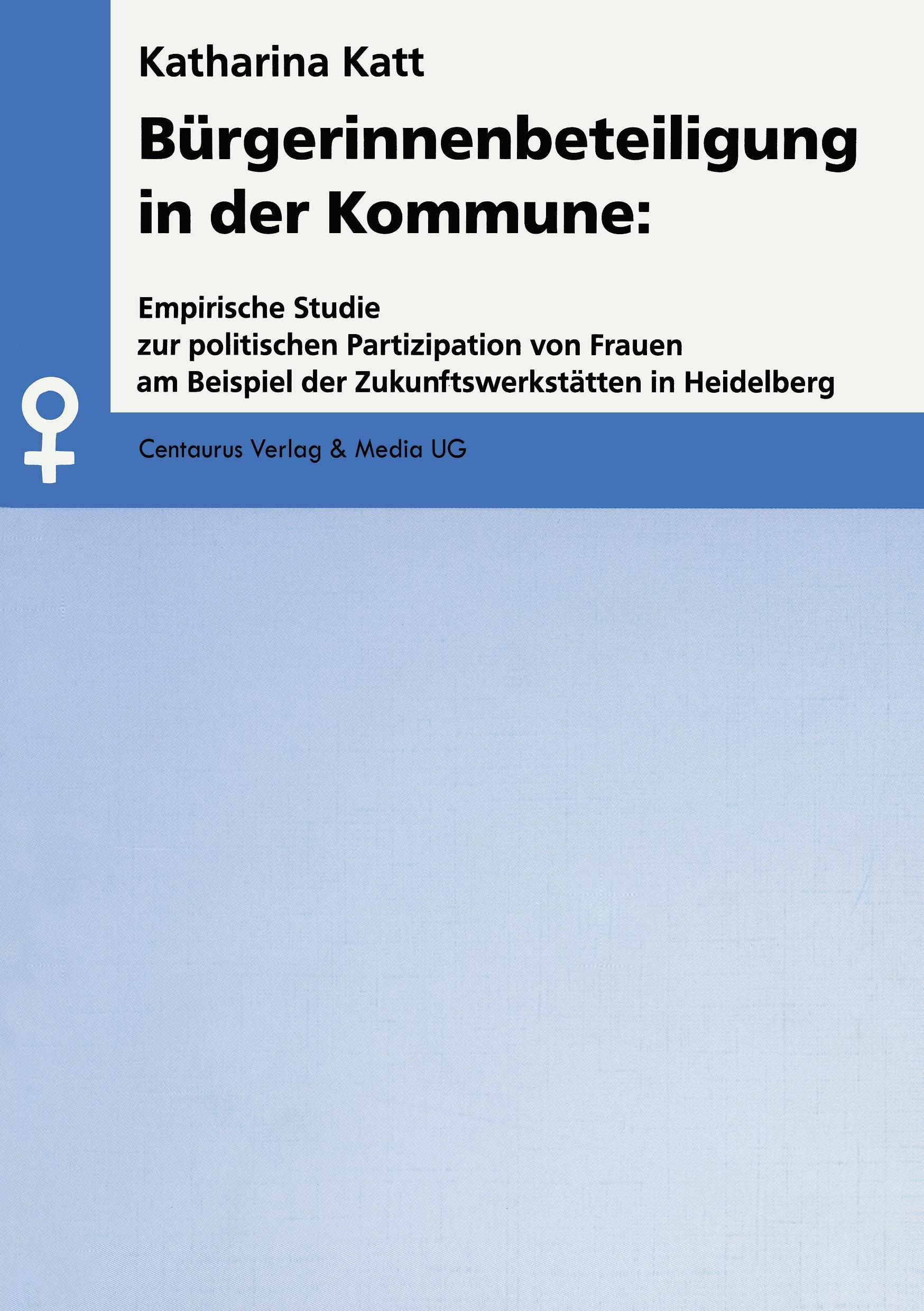 Vorderes Coverbild Bürgerinnenbeteiligung in der Kommune