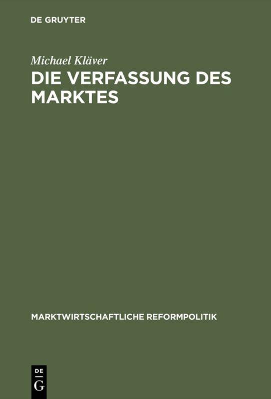 Vorderes Coverbild Die Verfassung des Marktes