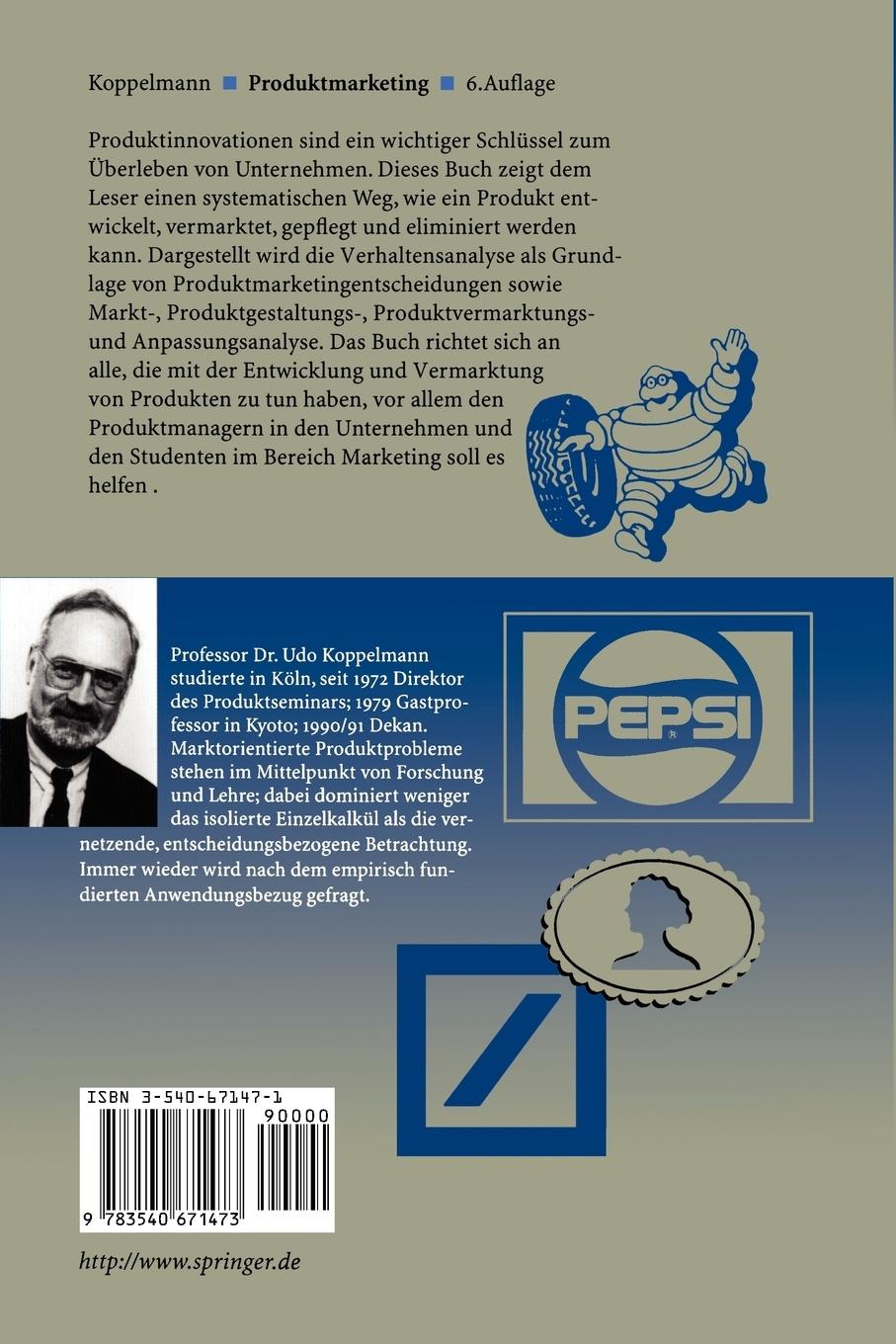 Rückseitencover Produktmarketing