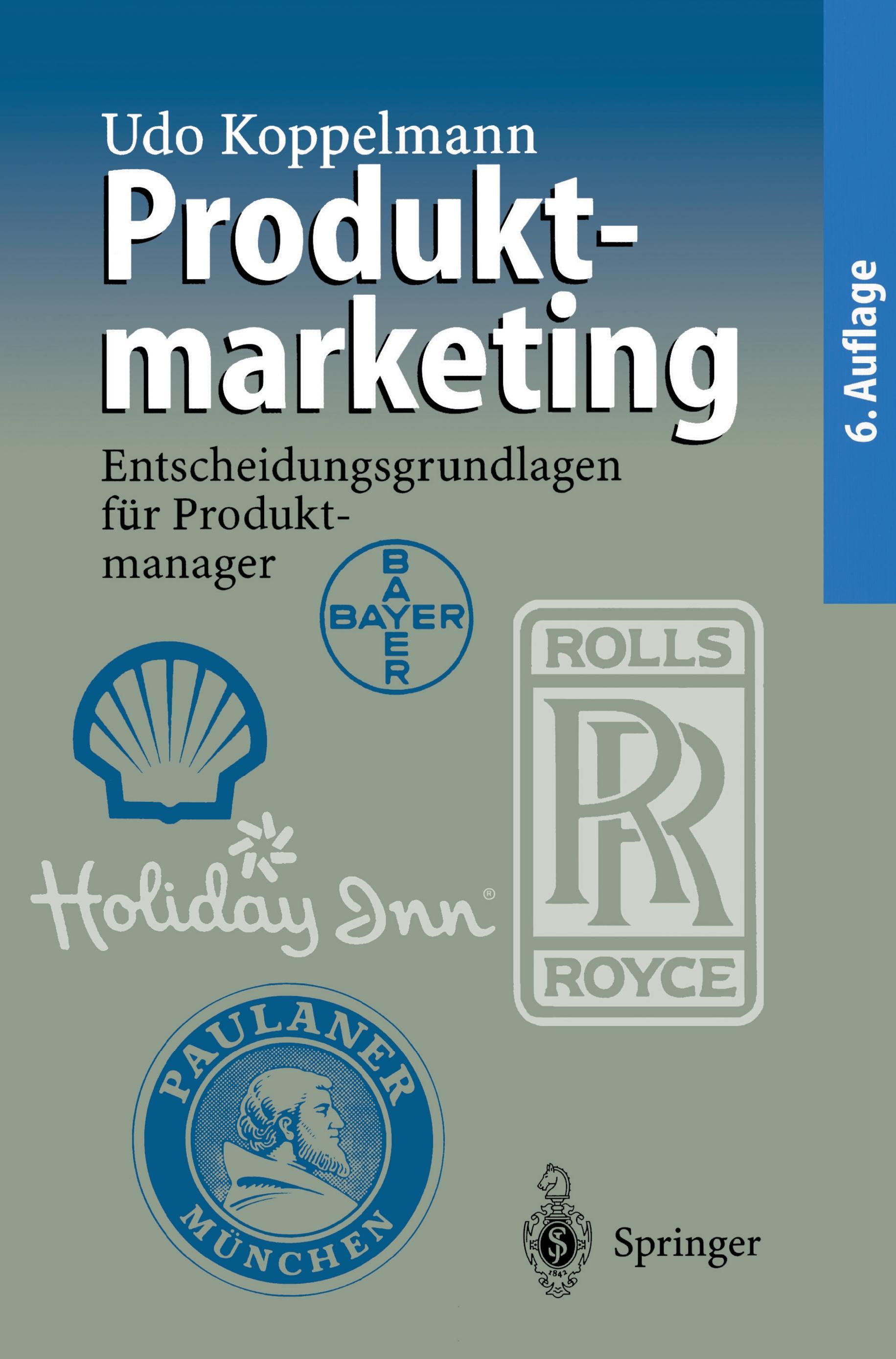 Vorderes Coverbild Produktmarketing