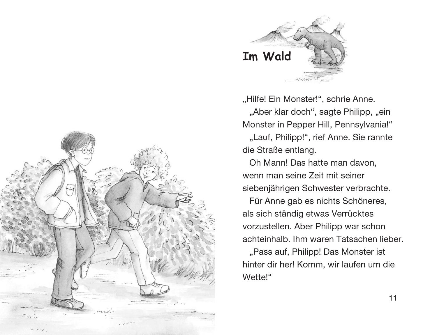 Beispielinhalt (Bild) Das magische Baumhaus 01. Im Tal der Dinosaurier