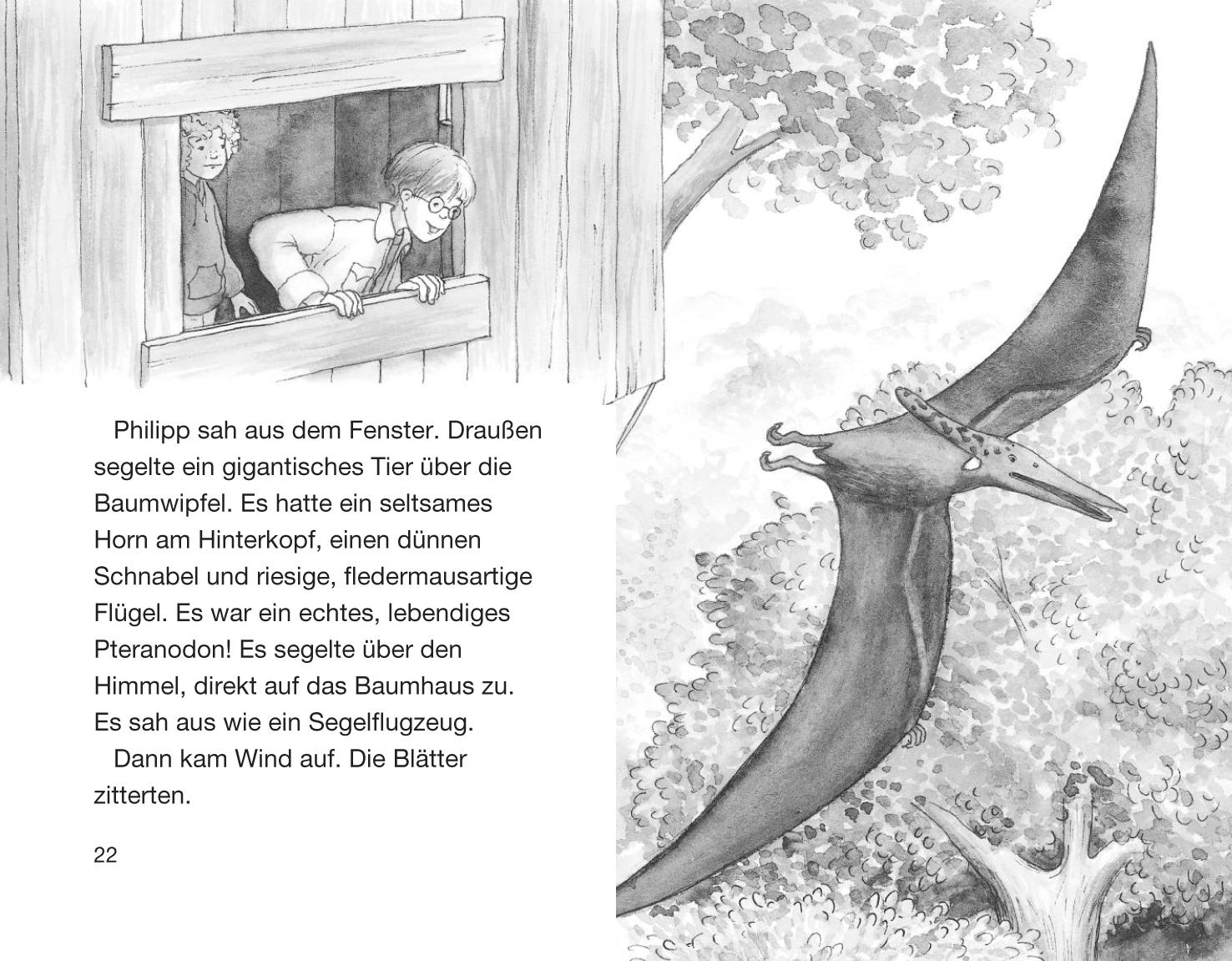 Beispielinhalt (Bild) Das magische Baumhaus 01. Im Tal der Dinosaurier